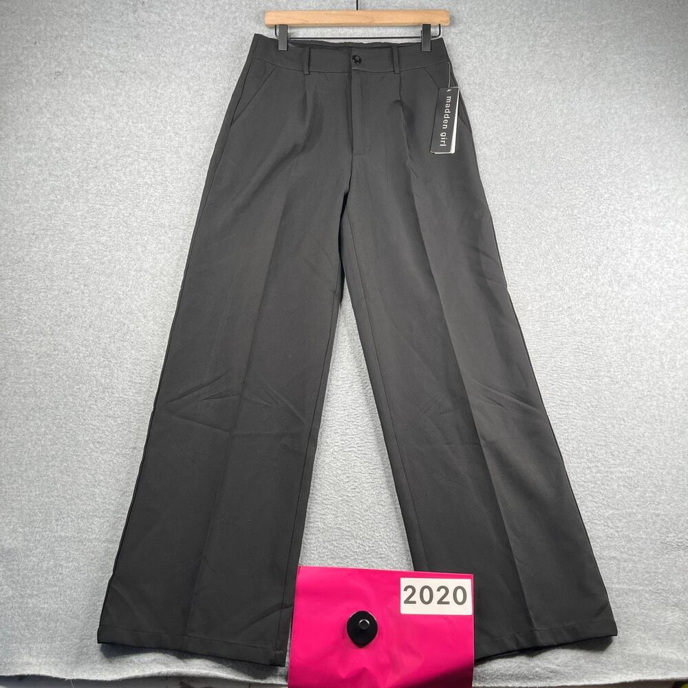 Madden Girl Black Pants Casual Stretch Office Womens Medium NEW NWT *SEE